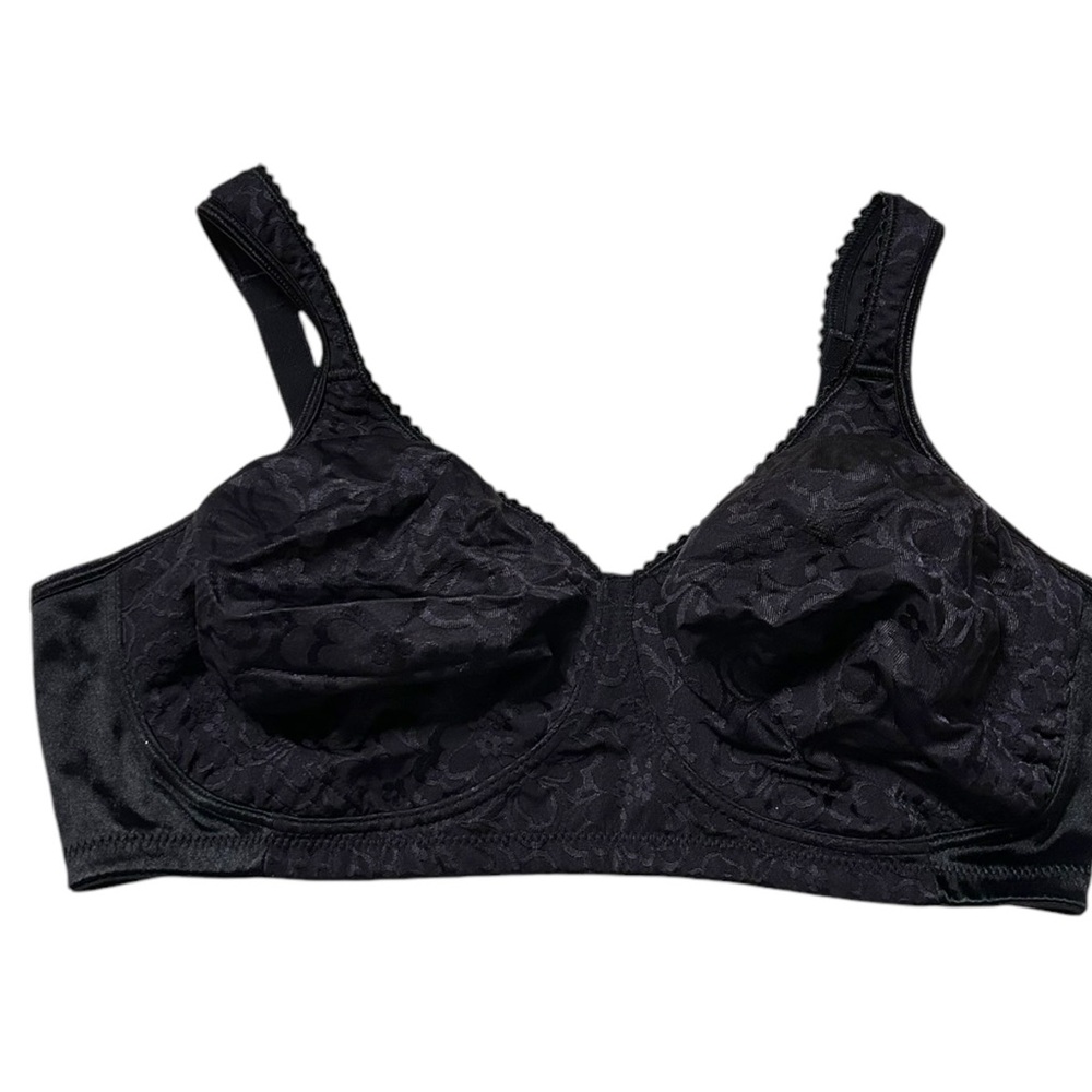 Playtex 18-Hour Ultimate Lift & Support Wireless Bra 44C 4745 Black